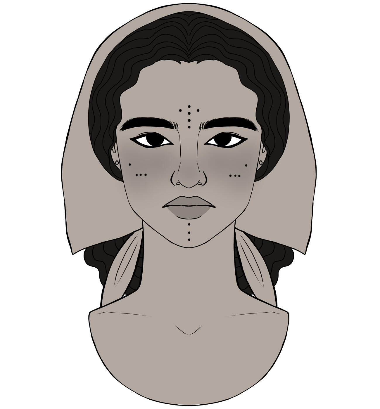 traditional Yemeni tattoos.