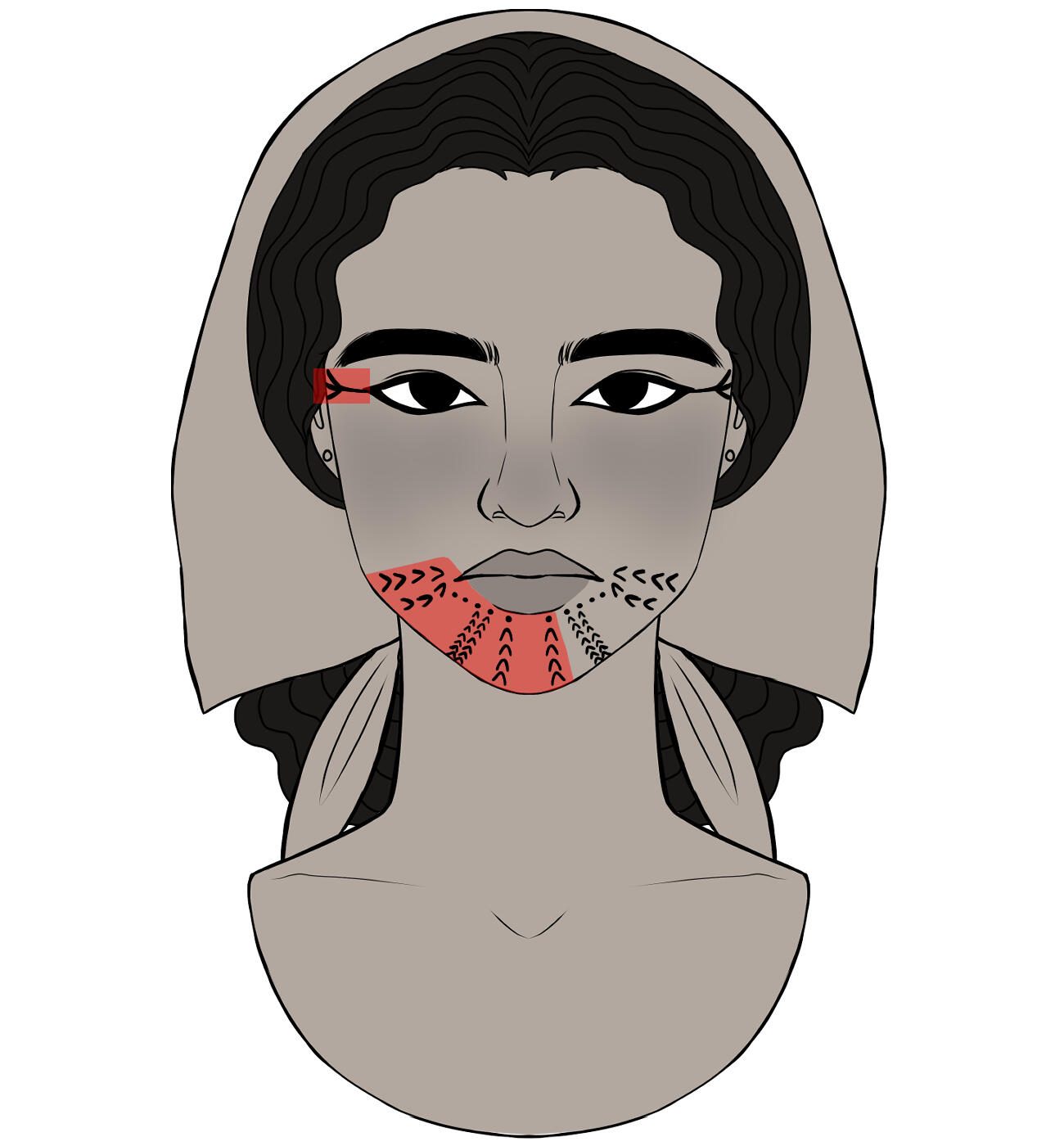 traditional Palestinian tattoos.