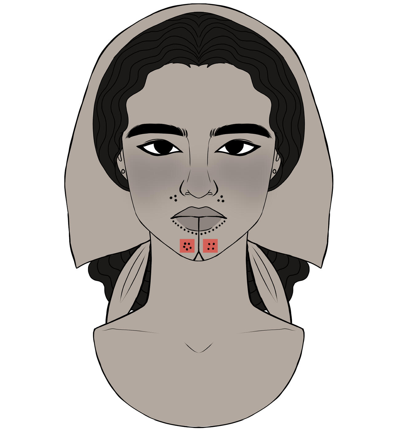 traditional Palestinian tattoos.