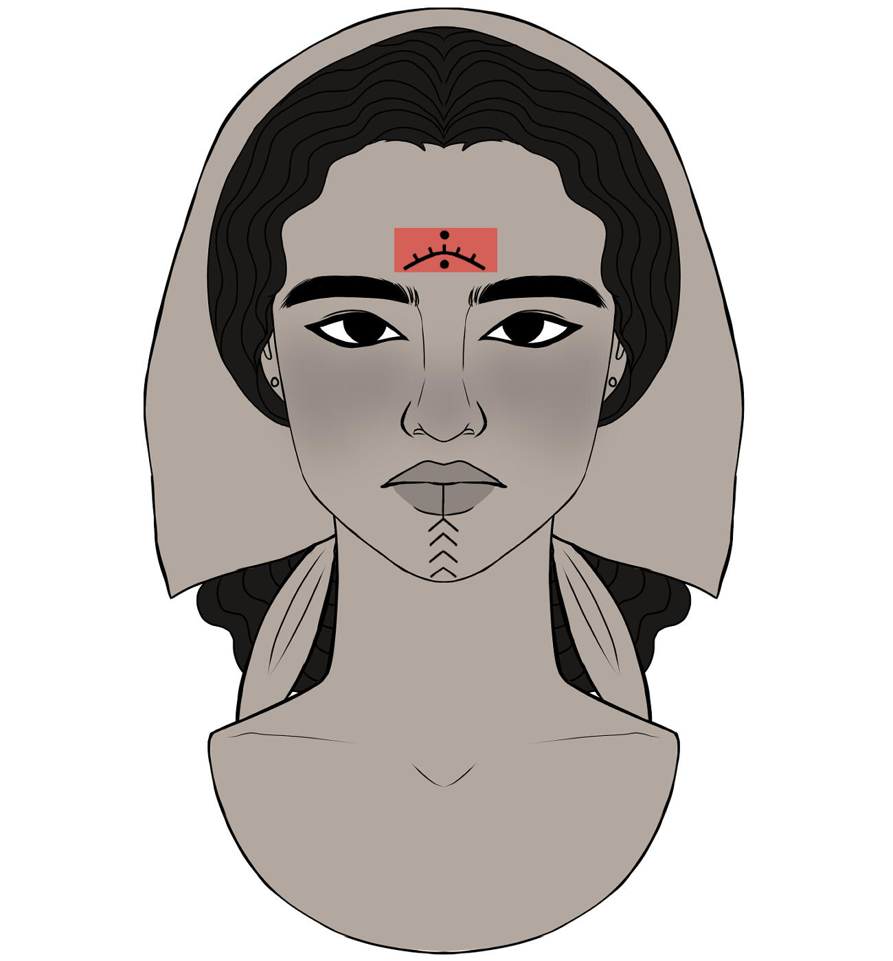 traditional Palestinian tattoos.