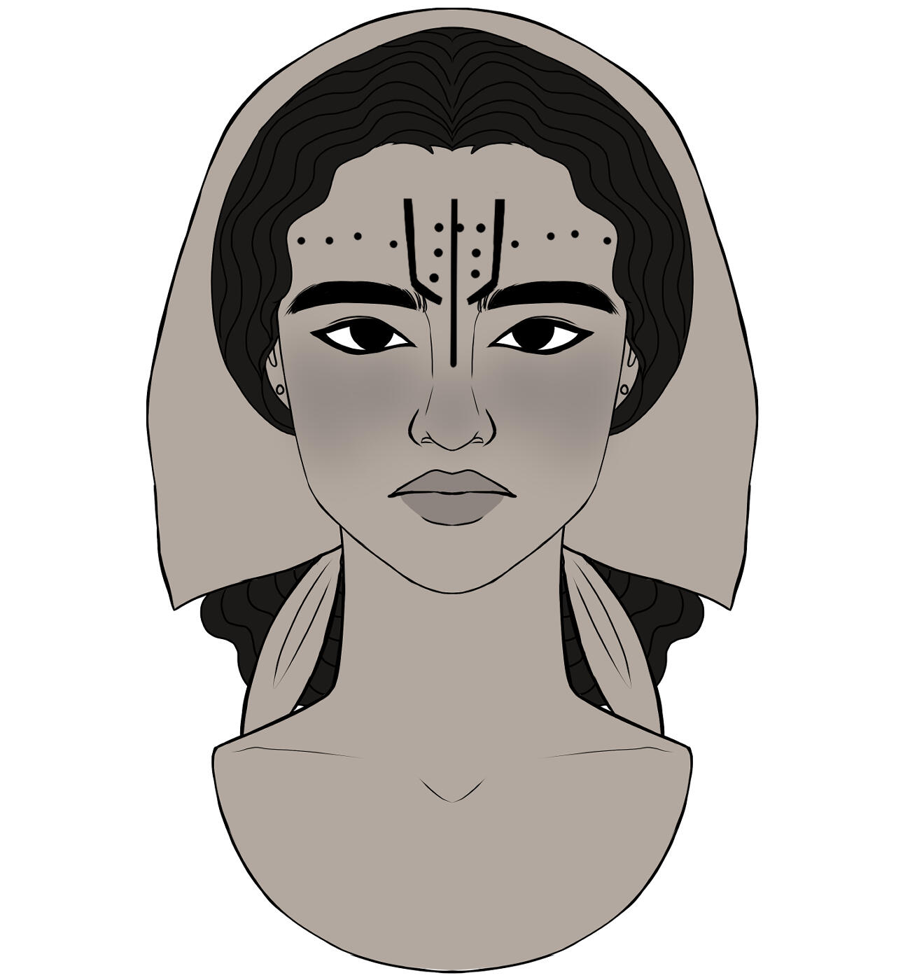 traditional Palestinian tattoos.