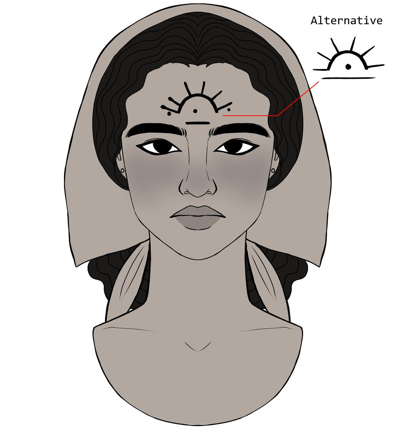 traditional Palestinian tattoos.