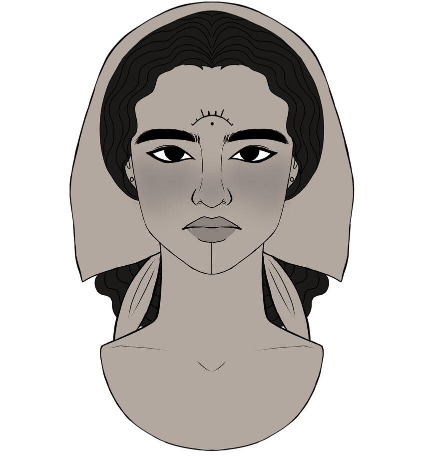 traditional Jordanian tattoos.